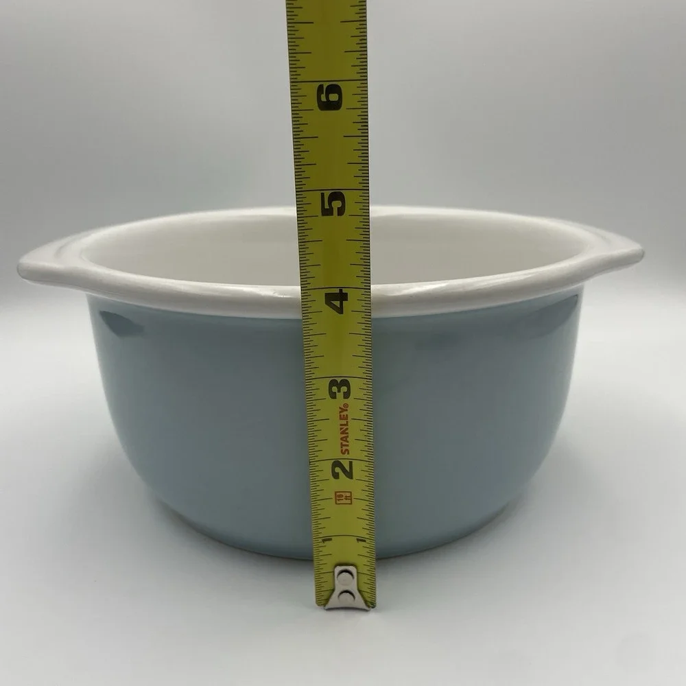 Corning Ware‎ Stoneware Light Blue 1.5 qt Casserole no Lid/ Mixing Bowl EUC